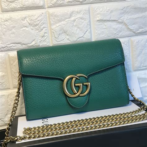 gucci woc green|replacement chain for Gucci bag.